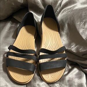 Crocs Black Sandals - Womens 10